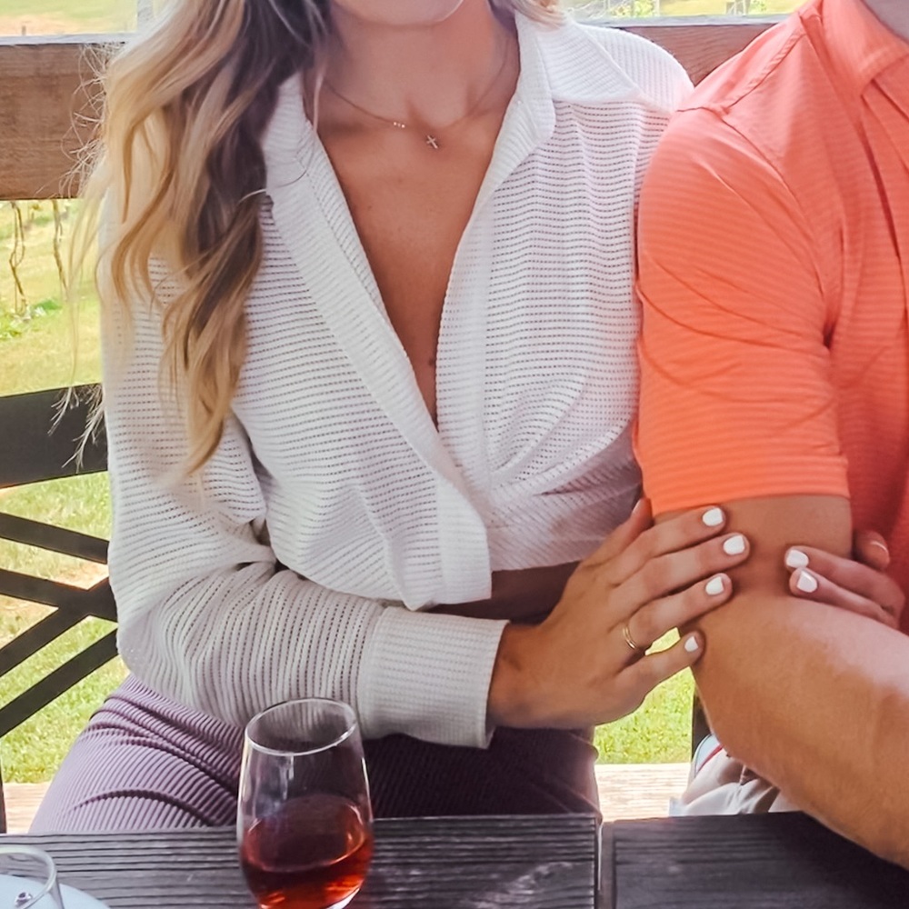 Zara - two piece white outfit - skirt portion